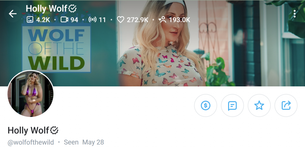 Holly Wolf OnlyFans